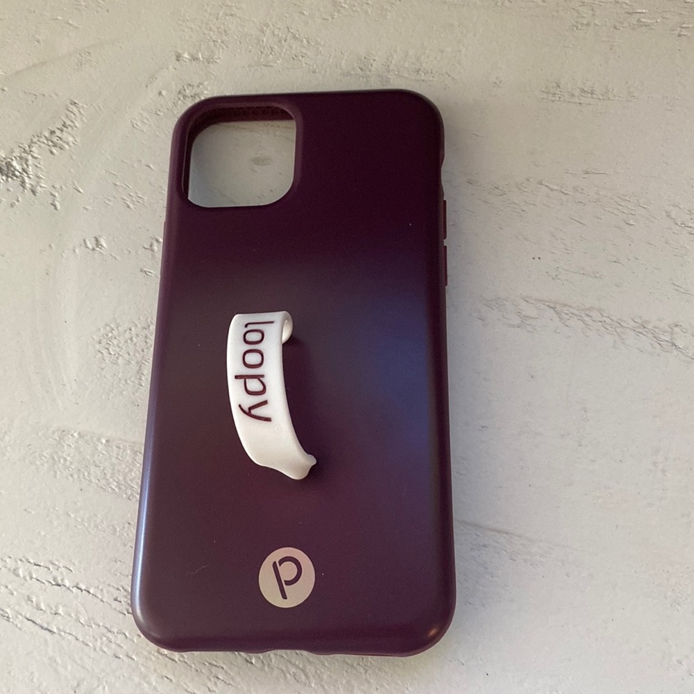Loopy case iPhone 11 Pro 5.8 screen Matte wine righty